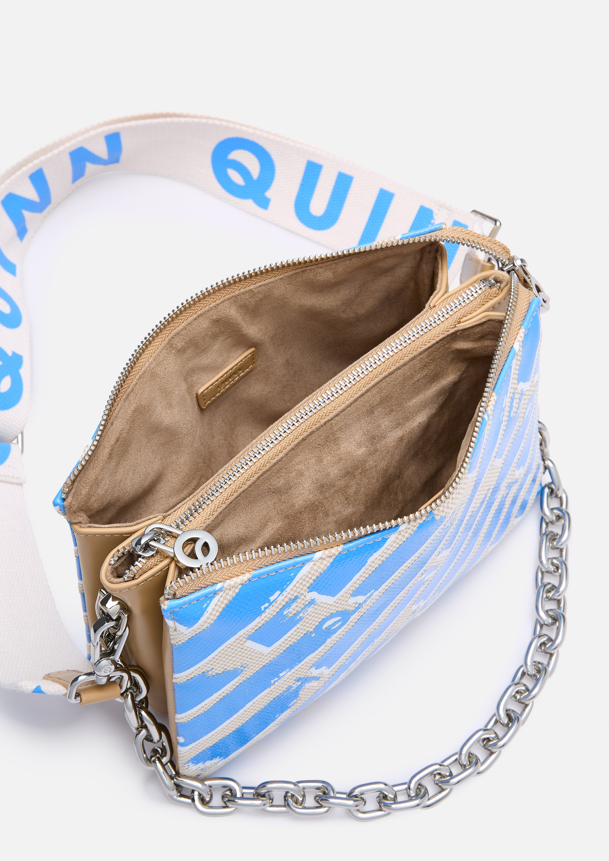 Qn Brushie Zippie Crossbody Bag