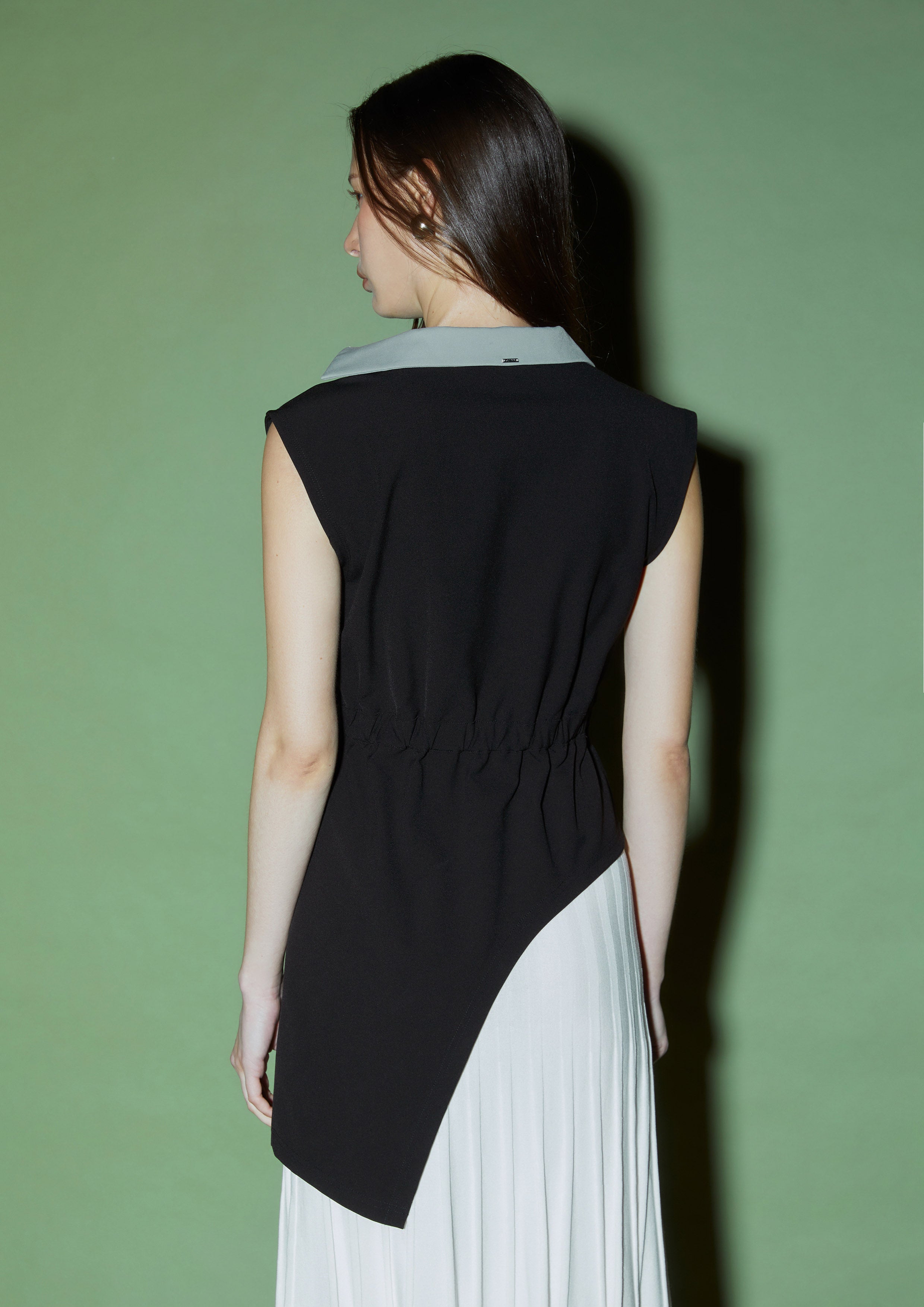 Asymmetric Cap Sleeve Top