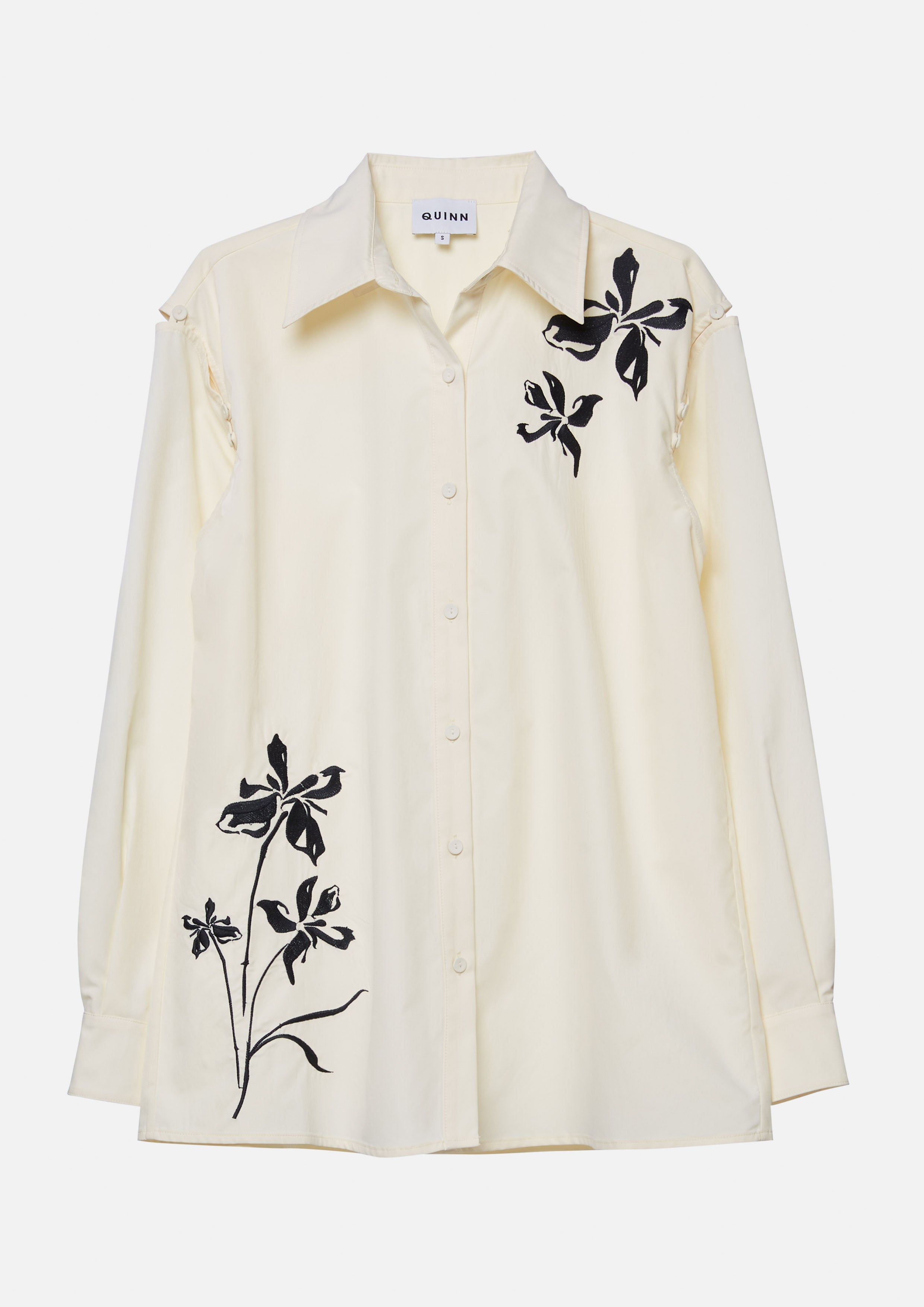 Floral Embroidered Shirt