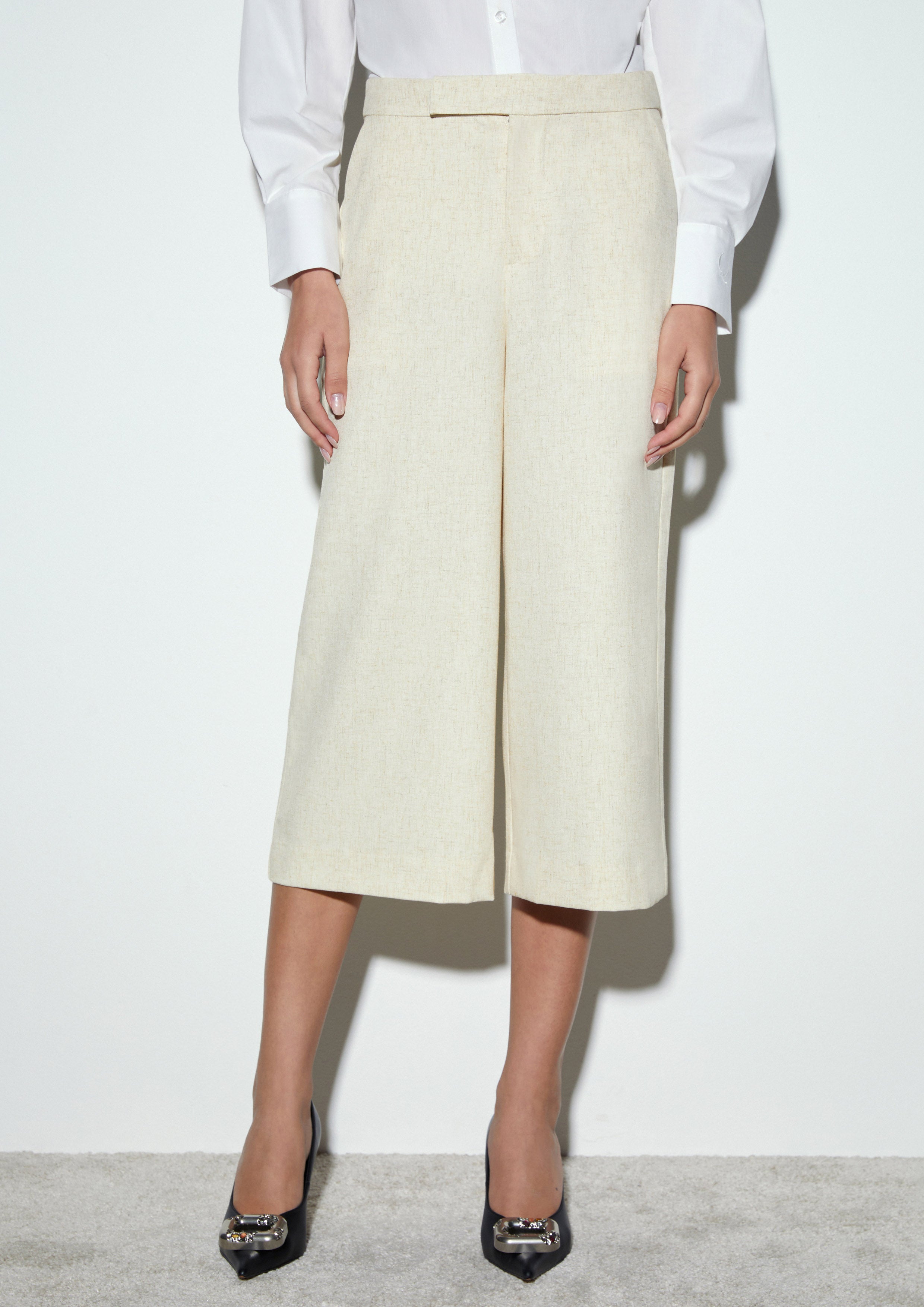 Tailored Linen Culottes