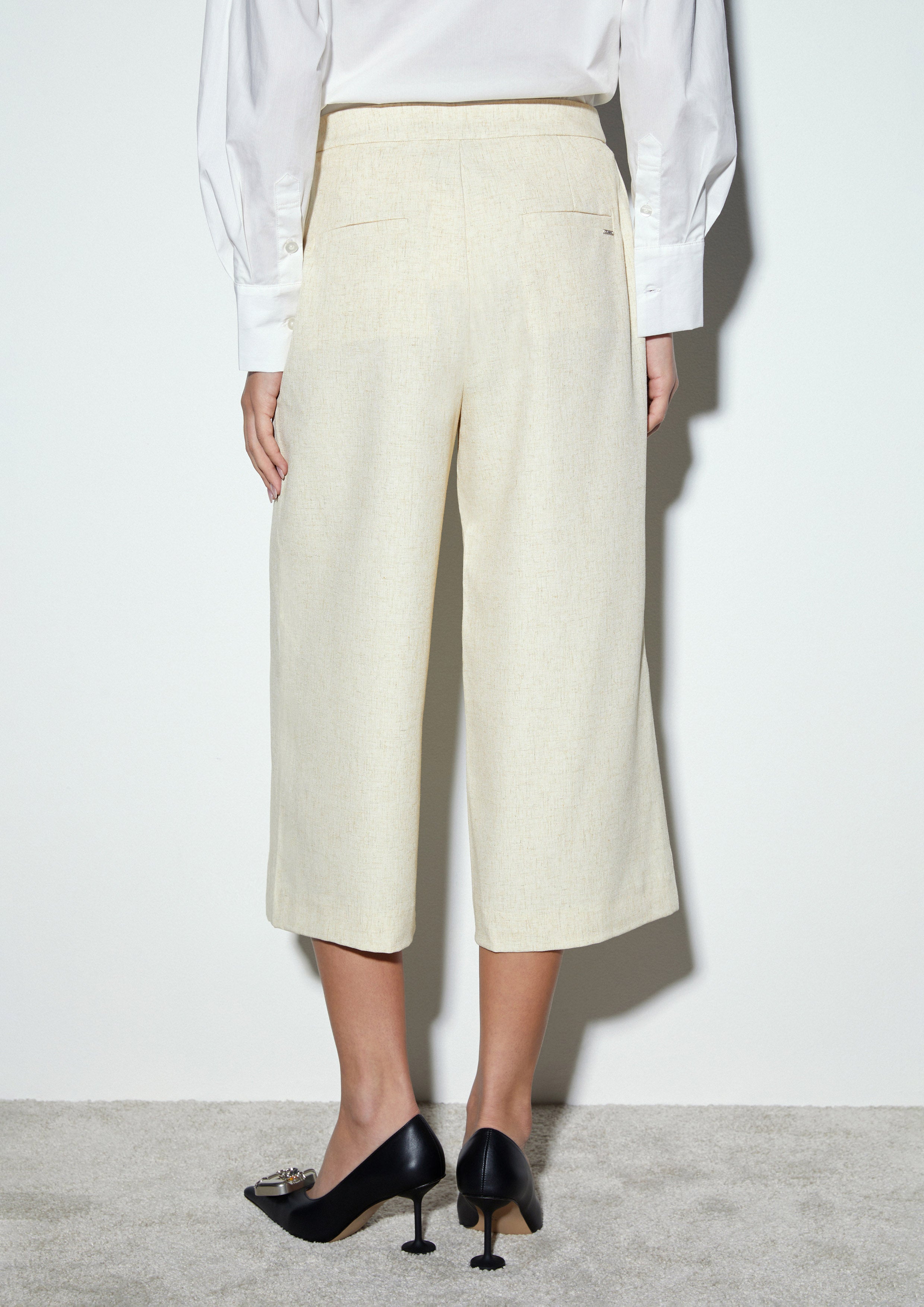 Tailored Linen Culottes