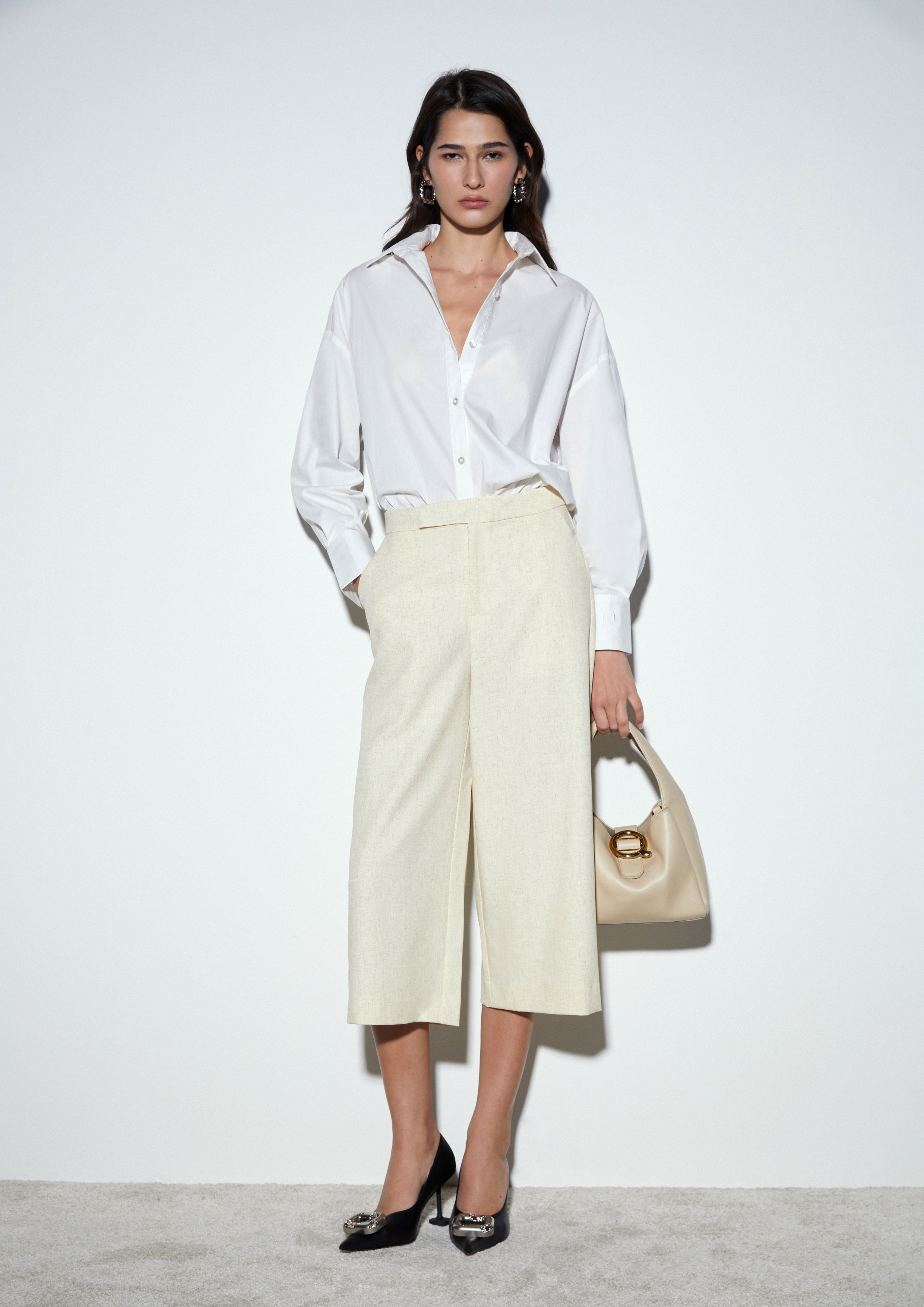 Tailored Linen Culottes