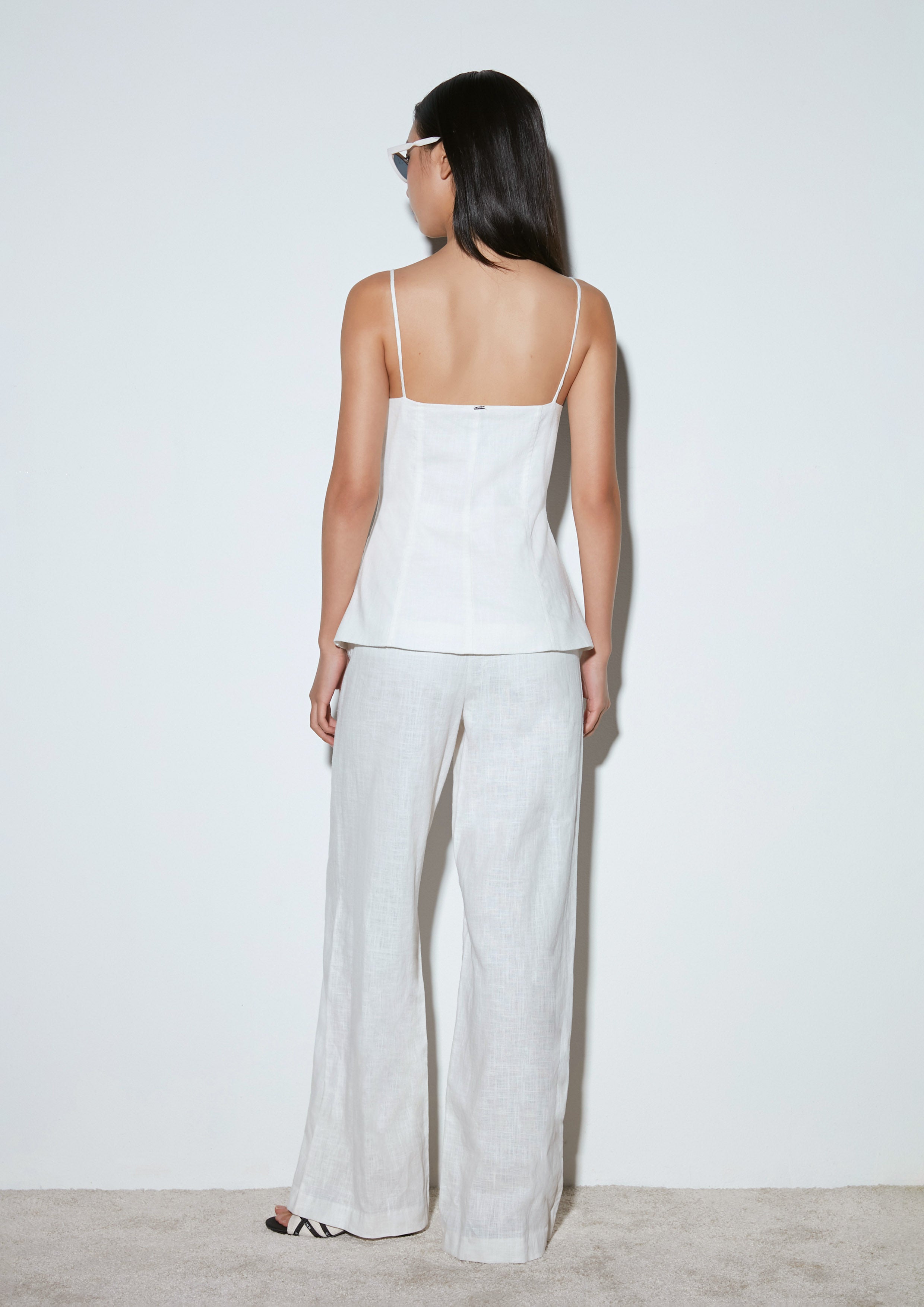 Tailored Peplum Jumpsuit