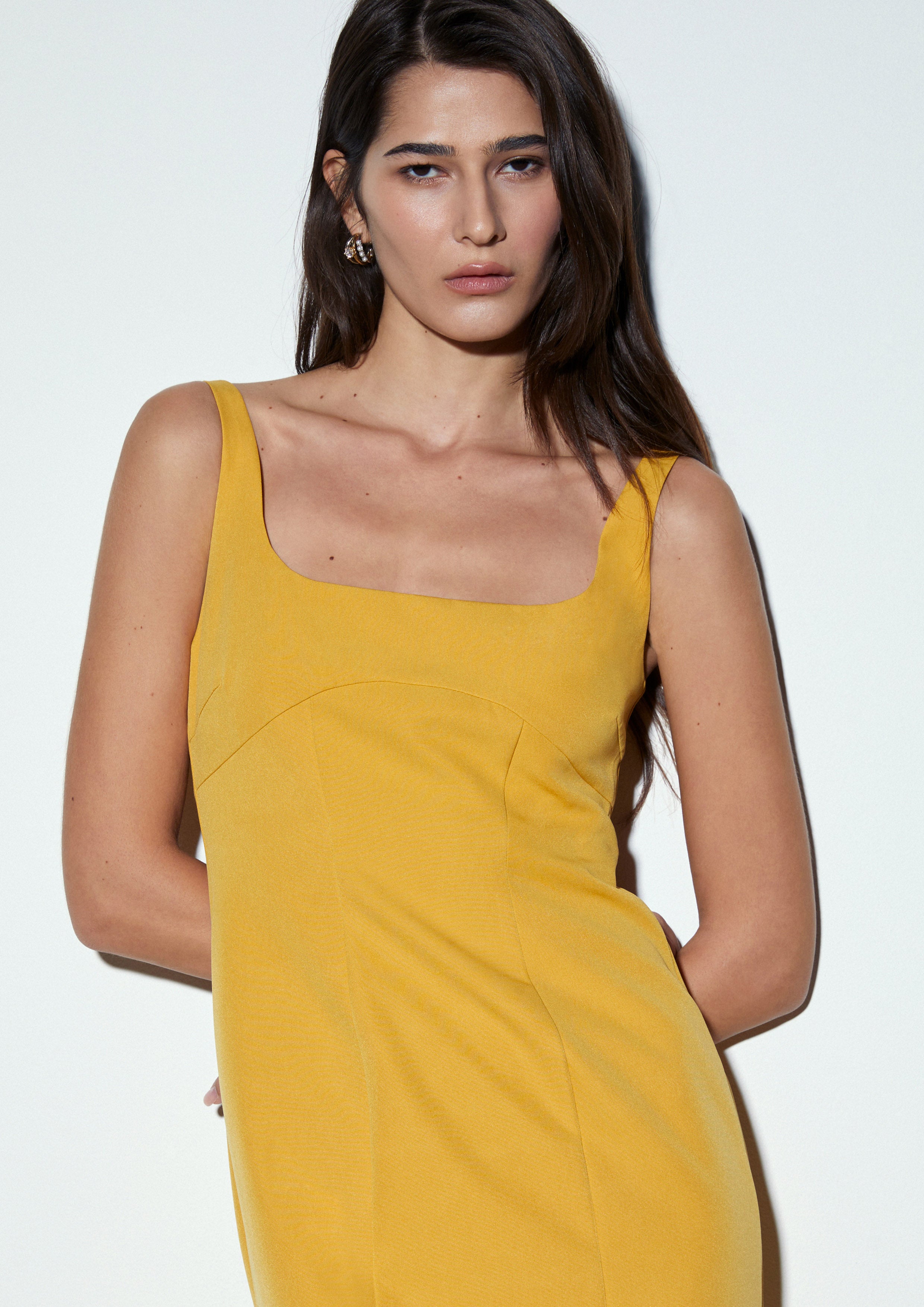 Structured Tank Sheath Dress