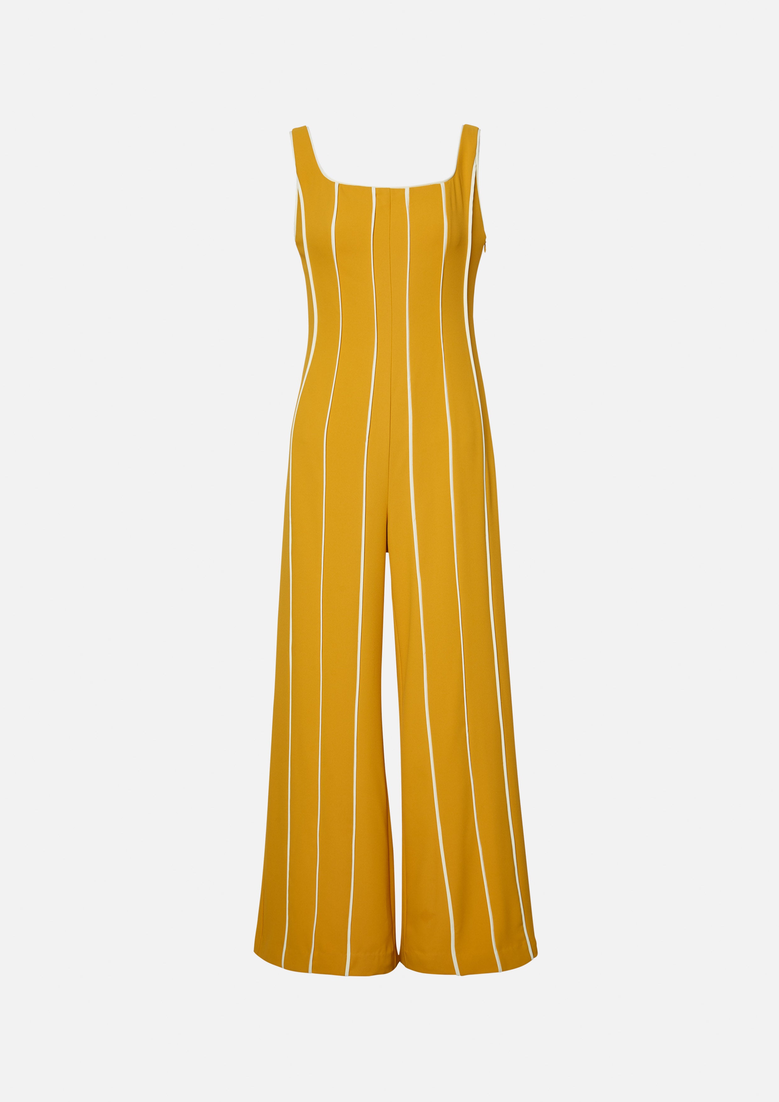 Linear Panel Tank Jumpsuit