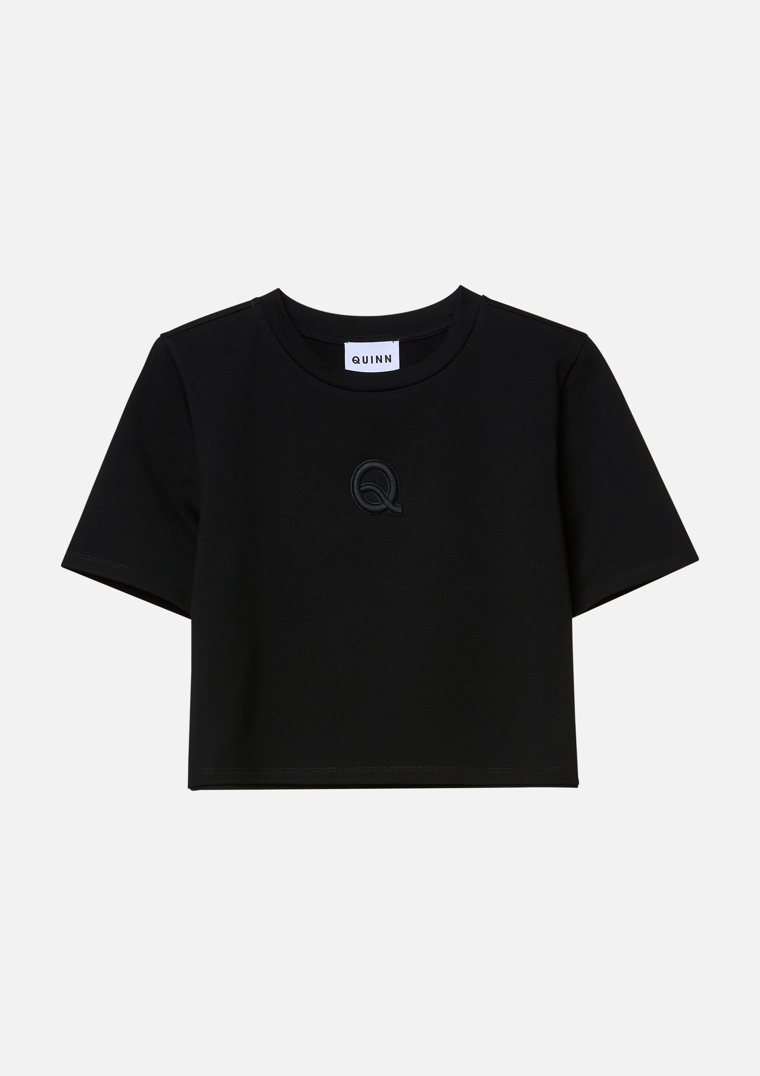 Quinn Cropped Logo T-Shirt