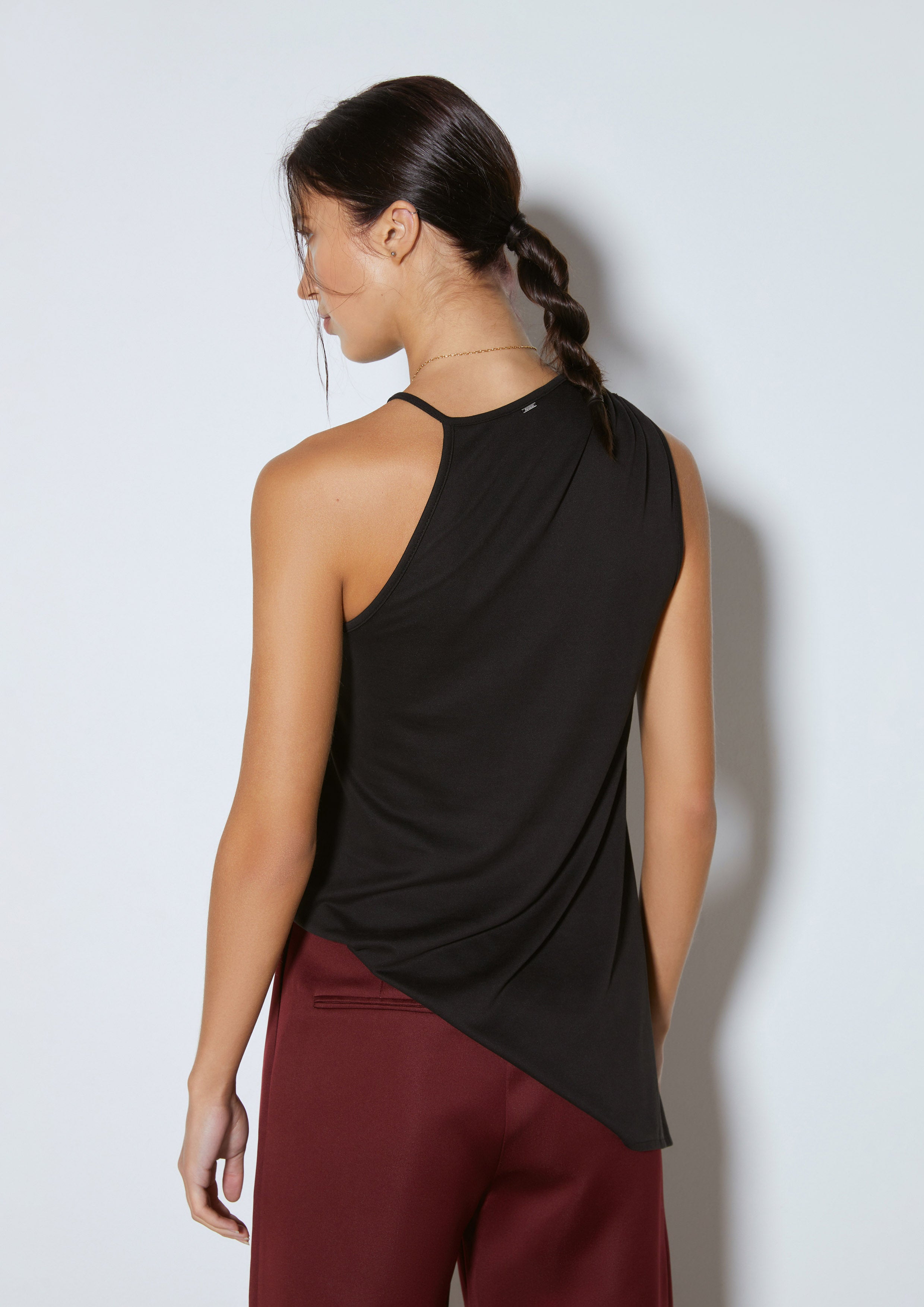 Asymmetrical Draped Top