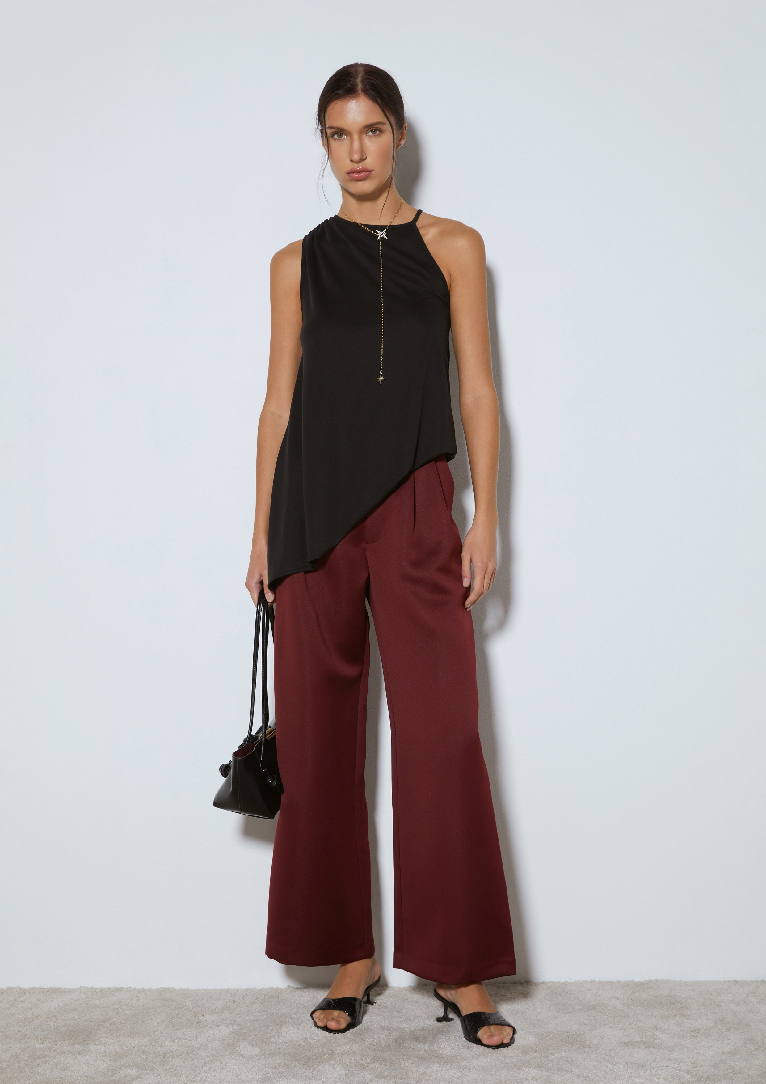 Asymmetrical Draped Top