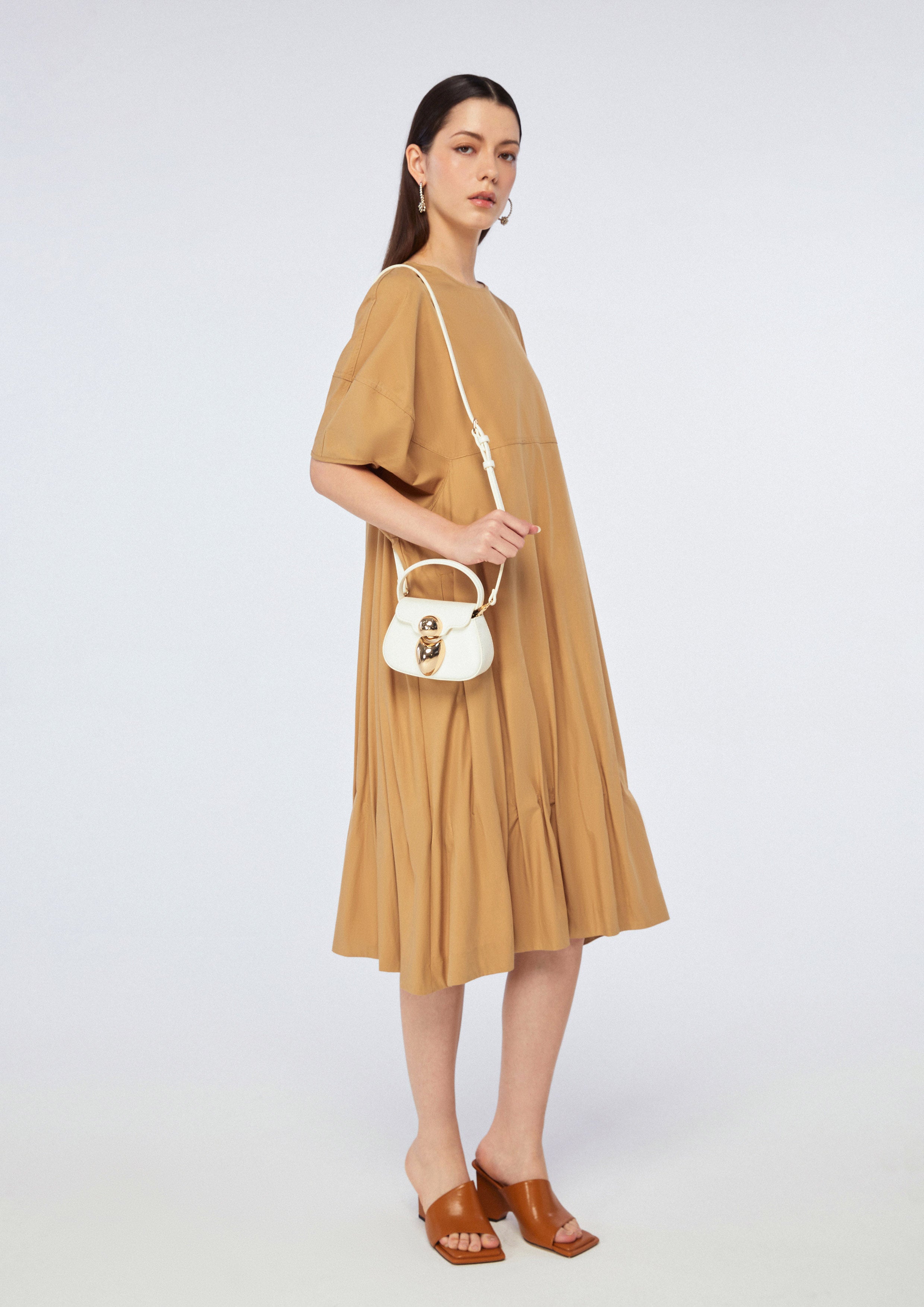 Oversized Short Sleeve Mini Dress