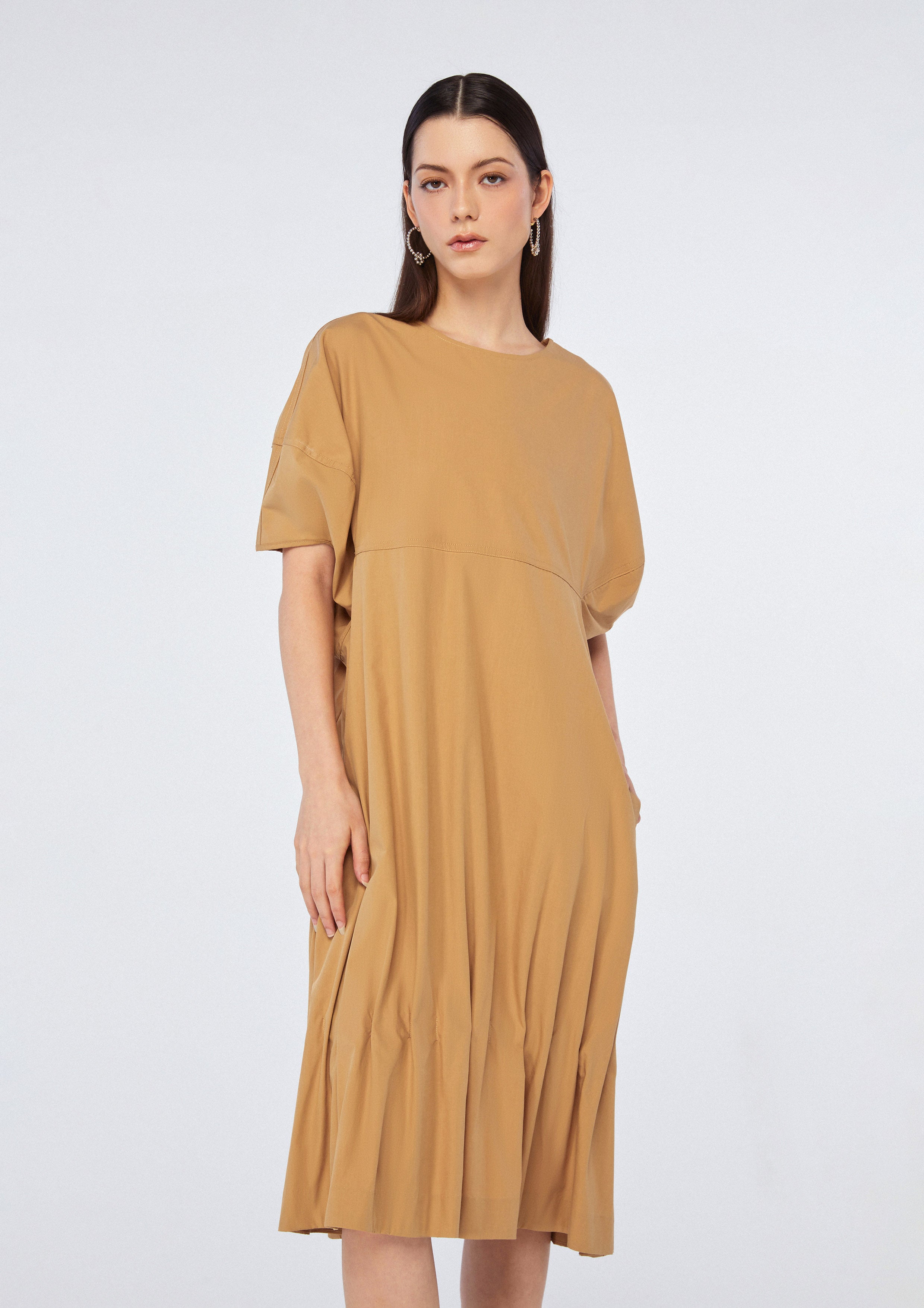 Oversized Short Sleeve Mini Dress