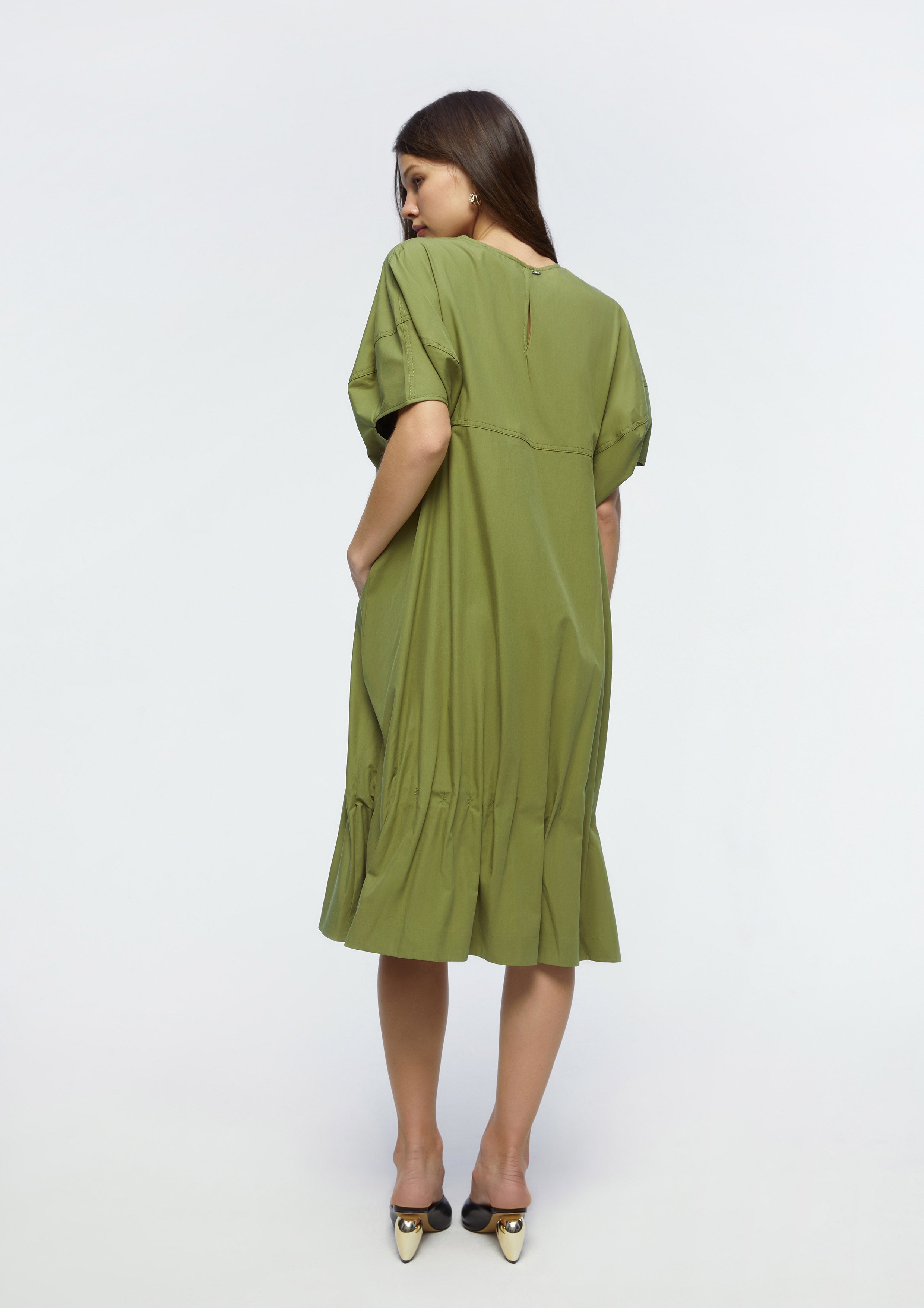 Oversized Short Sleeve Mini Dress