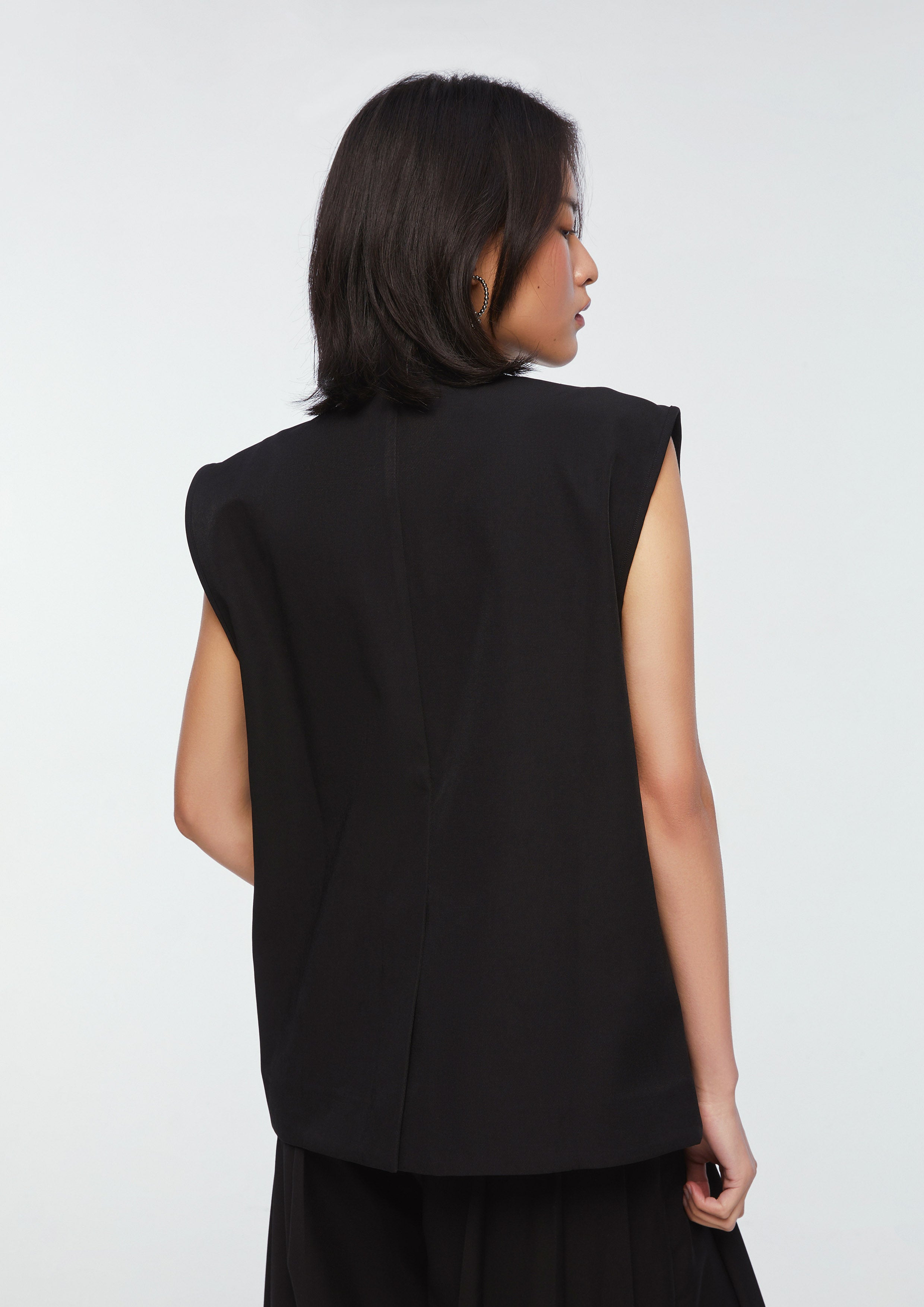 Sleeveless Wrap Vest