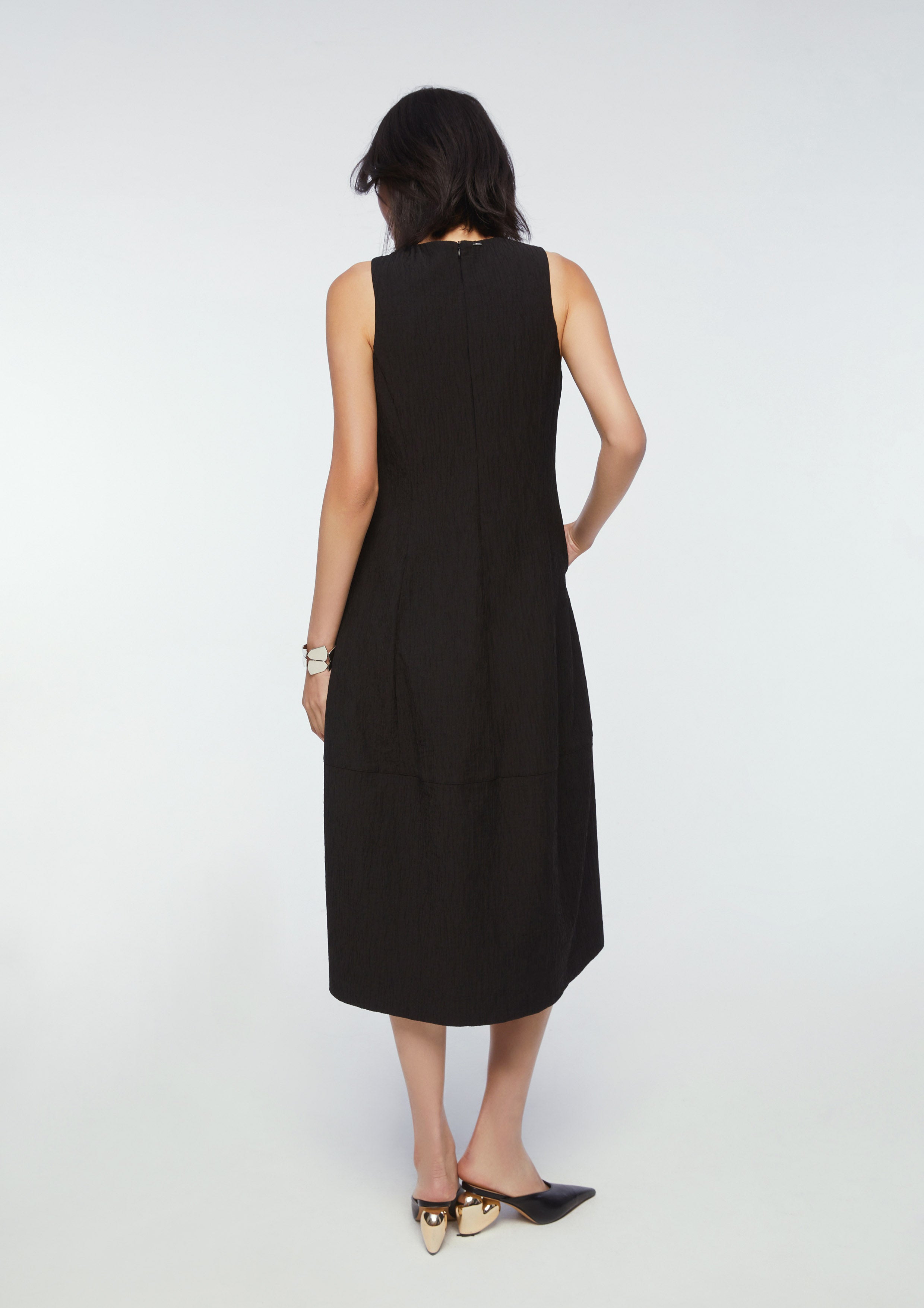 Sleeveless A-Line Dress