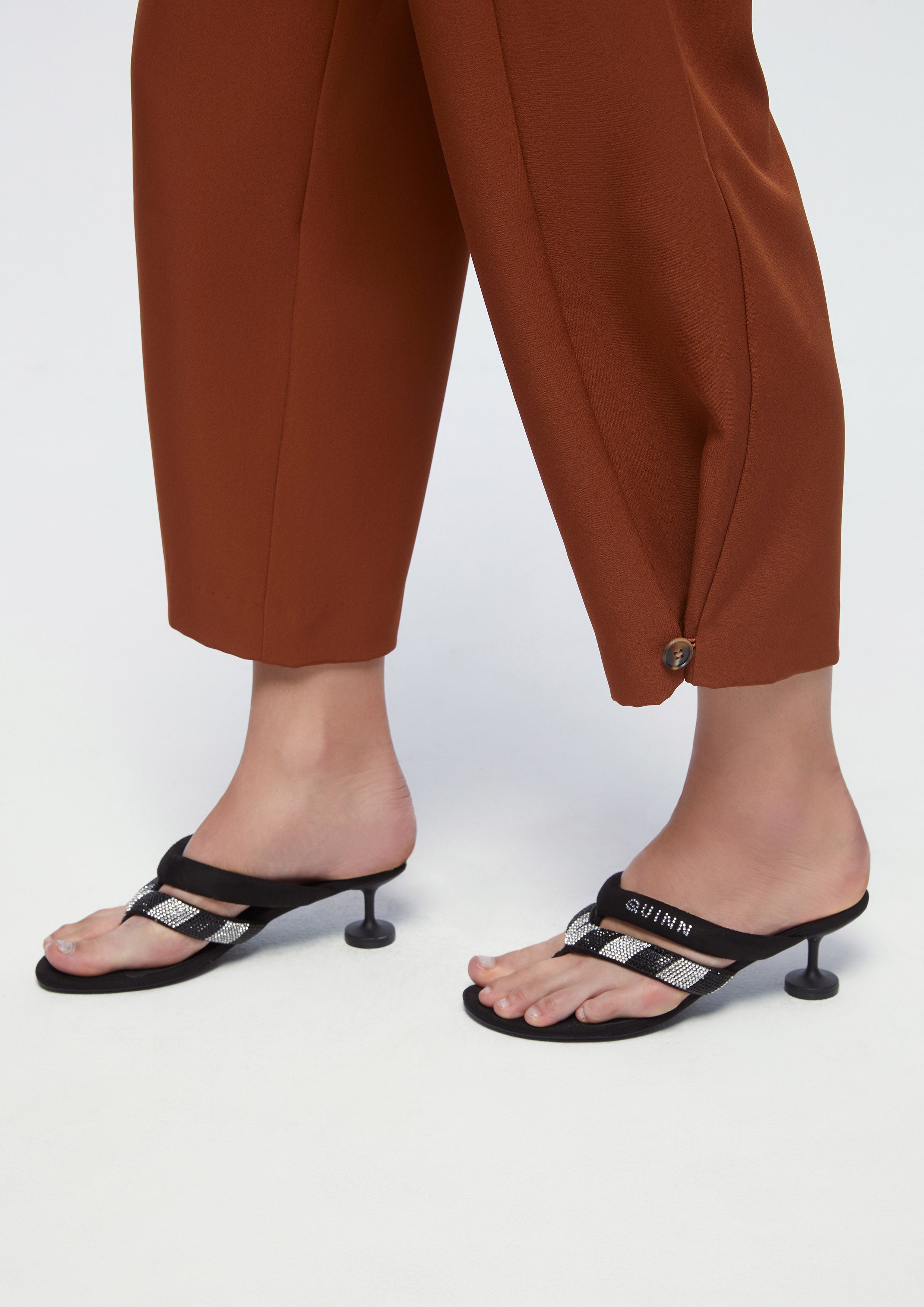 Pleated Wide Leg Pants