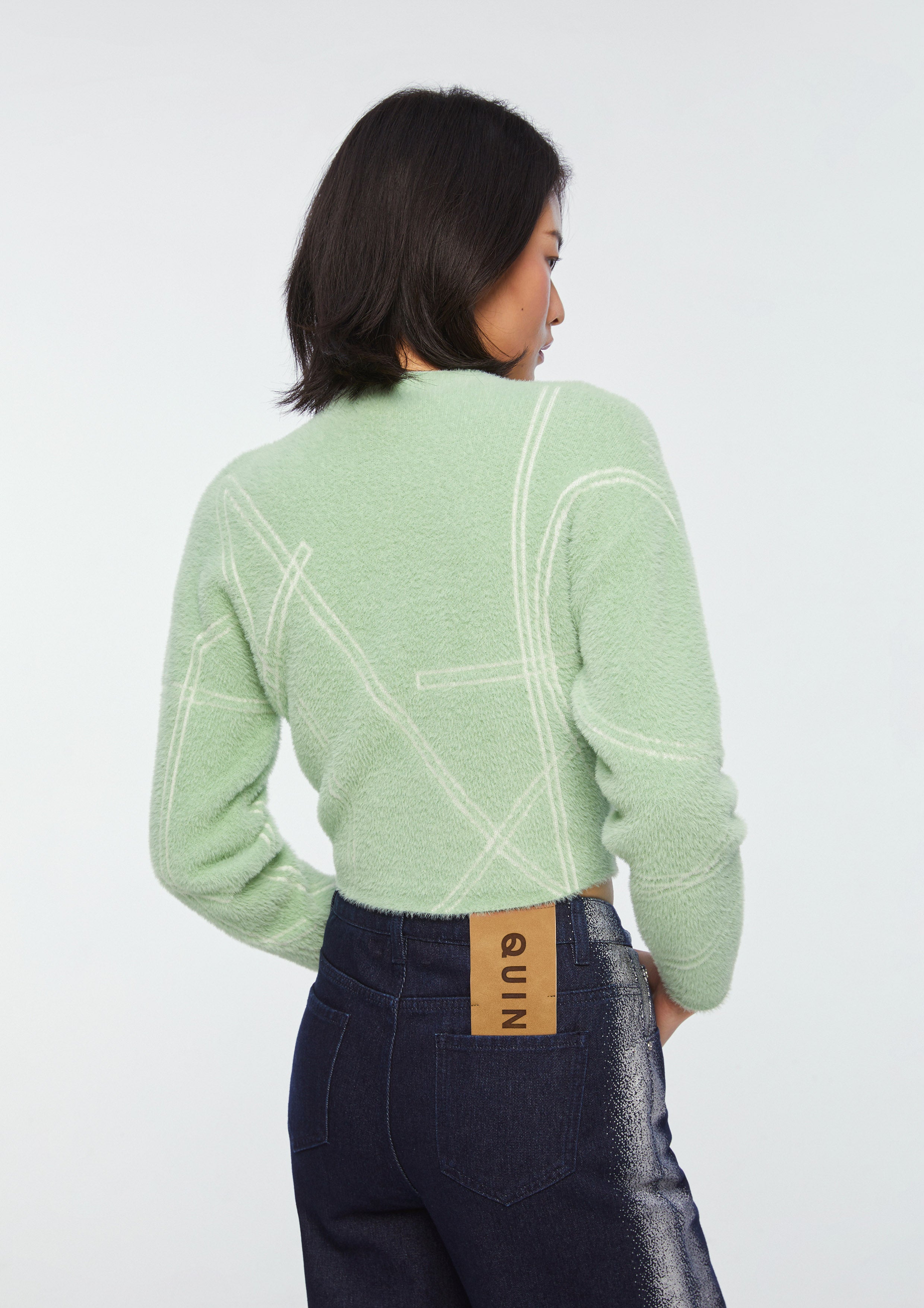 Long Sleeve Abstract Pullover