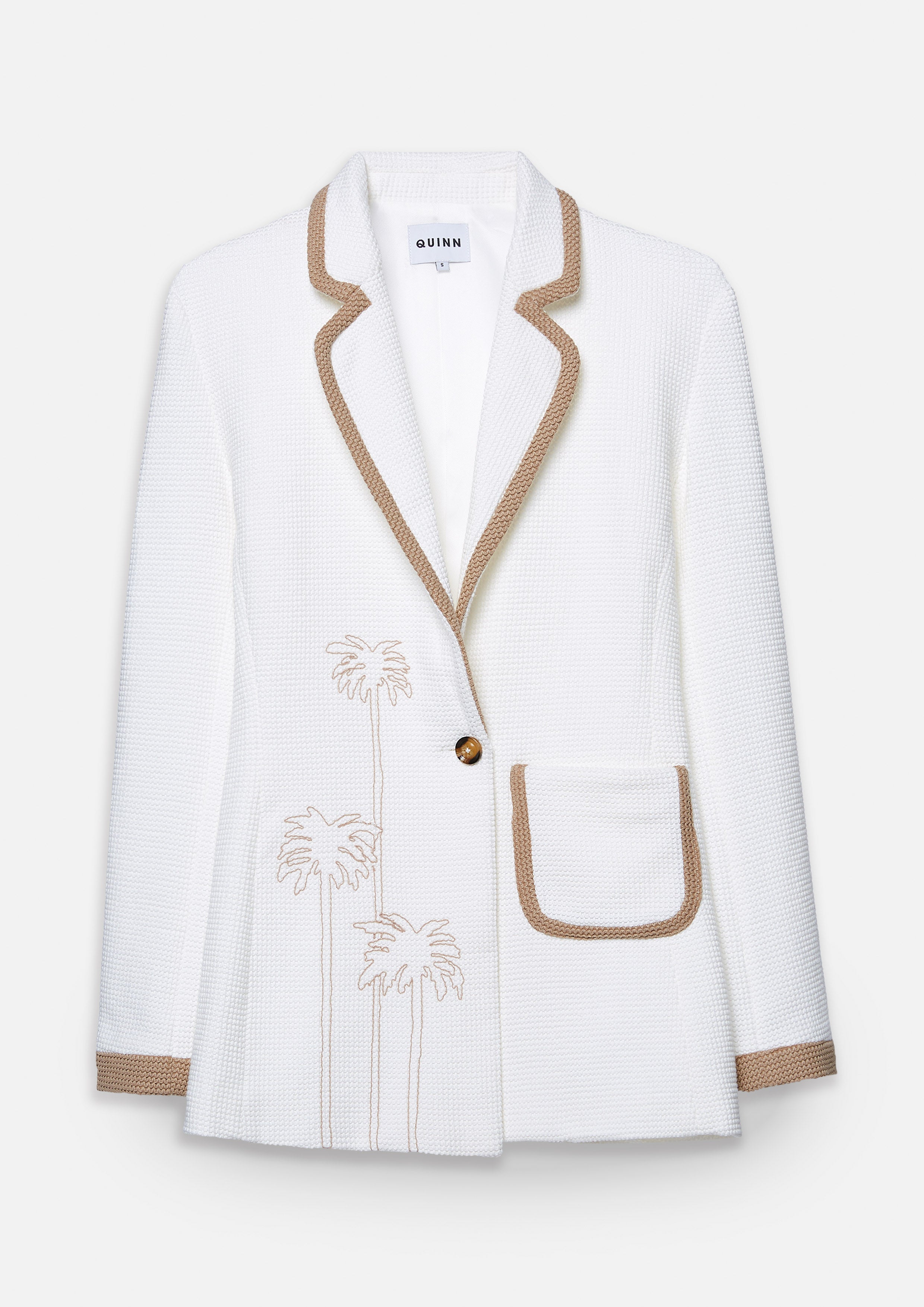 Enchanting Palm Tree Bathrope Blazer