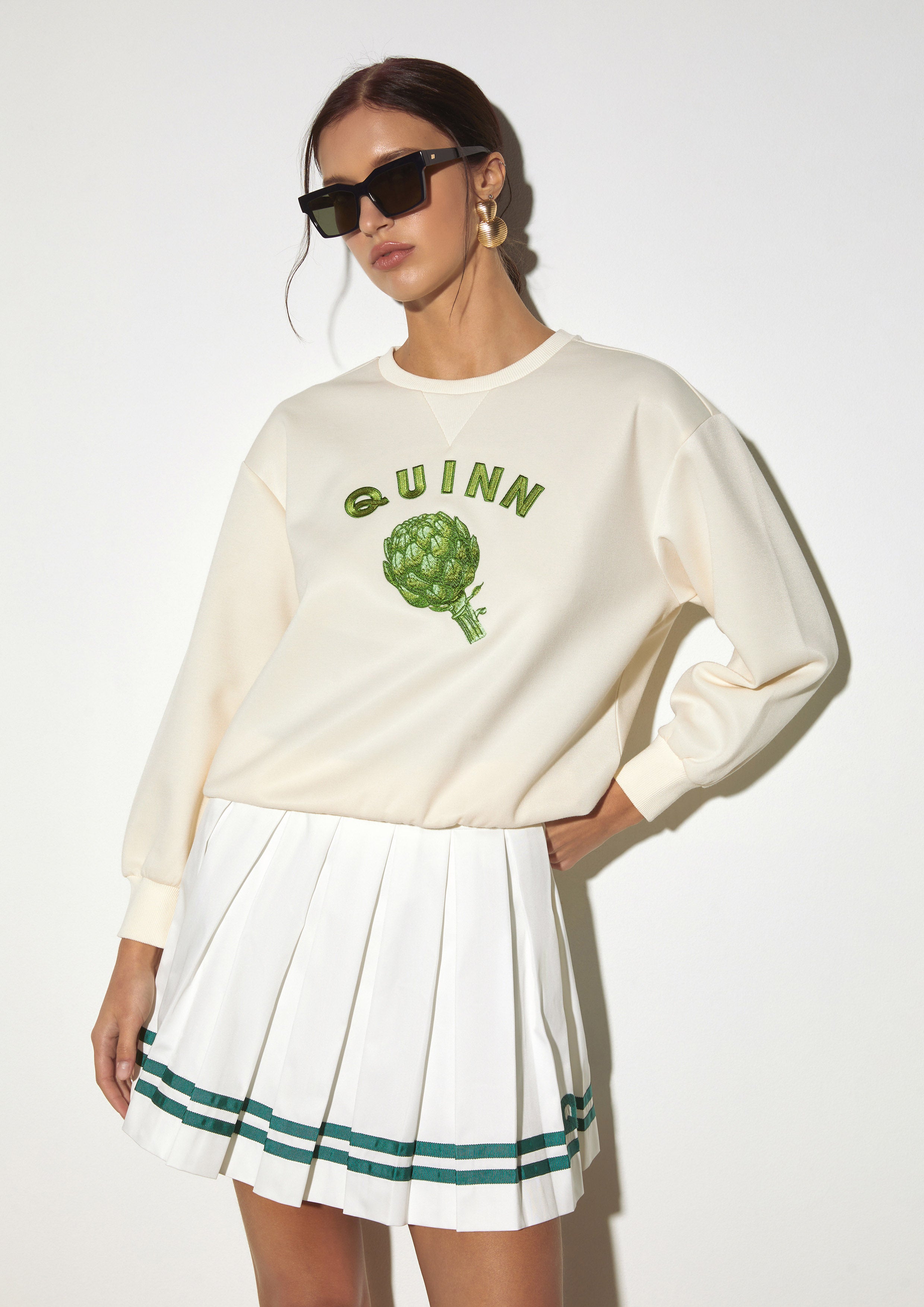 Embroidered Artichoke Logo Sweatshirt